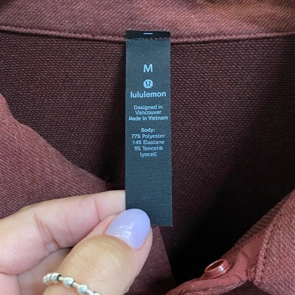 Lululemon Relaxed Snap Front Shirt - Picture 2 of 5